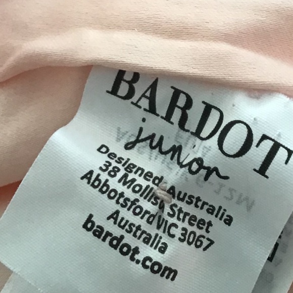 Bardot Junior Baby Girl Pink Tweed Dress Size 6-12 Months - Picture 6 of 6